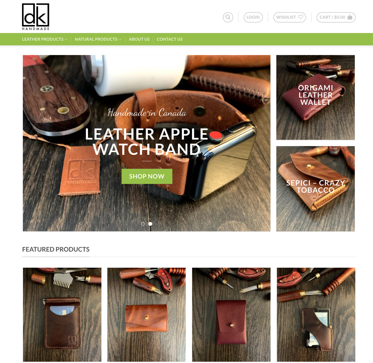 DK handmade – a leather goods brand designed and handmade